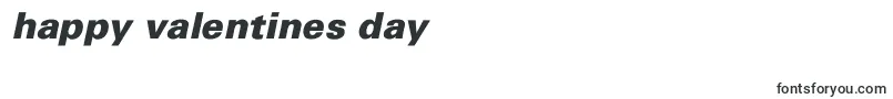 UniversBlackItalic-fontti – Ystävänpäivän fontit